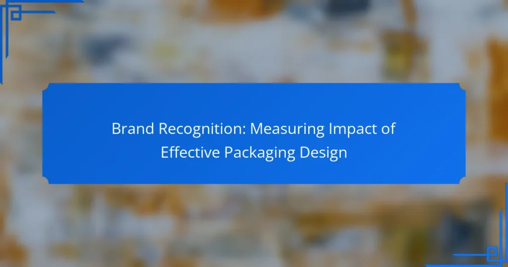 Brand Recognition: Measuring Impact of Effective Packaging Design