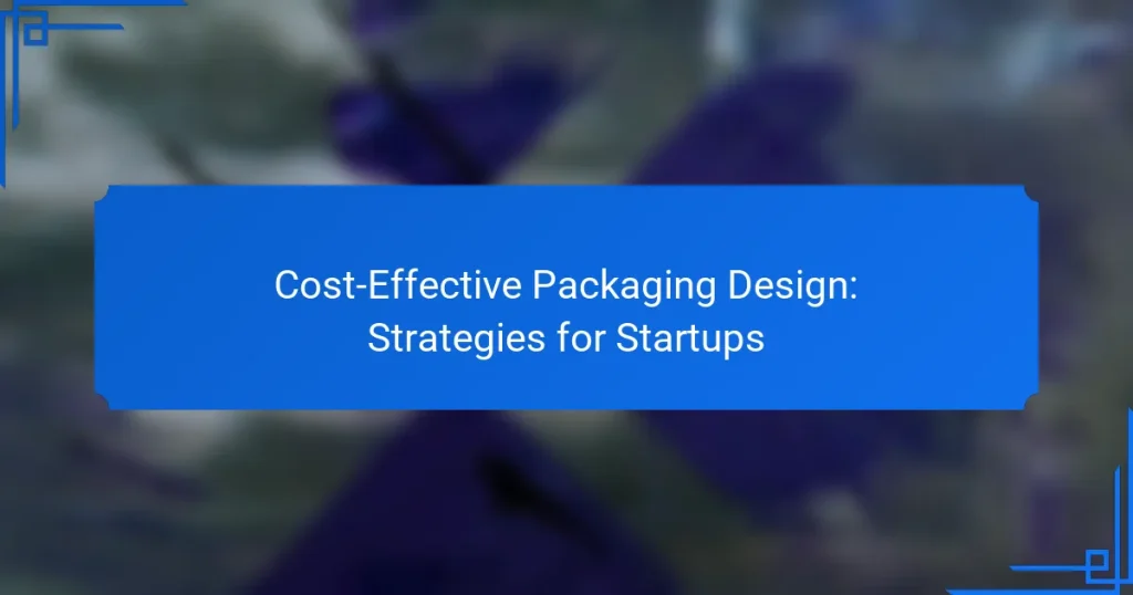 Cost-Effective Packaging Design: Strategies for Startups