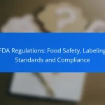 FDA Regulations: Food Safety, Labeling Standards and Compliance