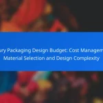 Luxury Packaging Design Budget: Cost Management, Material Selection and Design Complexity