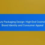 Luxury Packaging Design: High-End Cosmetics, Brand Identity and Consumer Appeal
