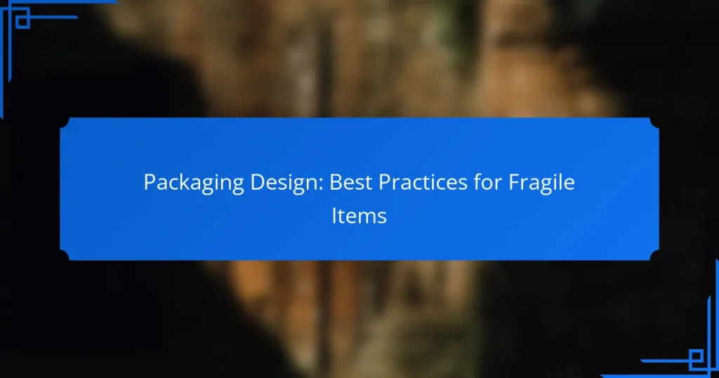 Packaging Design: Best Practices for Fragile Items