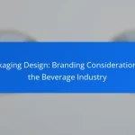 Packaging Design: Branding Considerations in the Beverage Industry