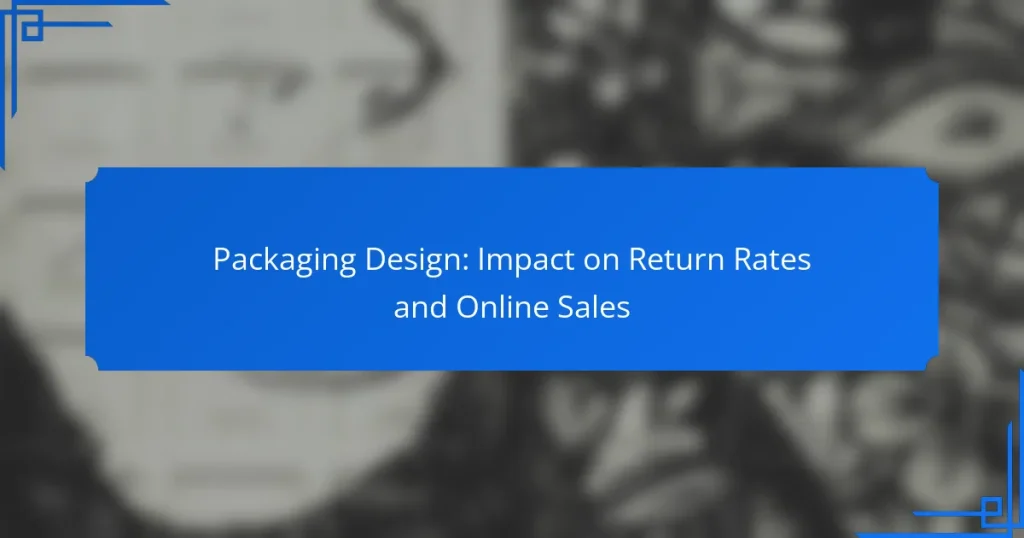 Packaging Design: Impact on Return Rates and Online Sales