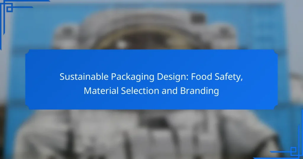 Sustainable Packaging Design: Food Safety, Material Selection and Branding