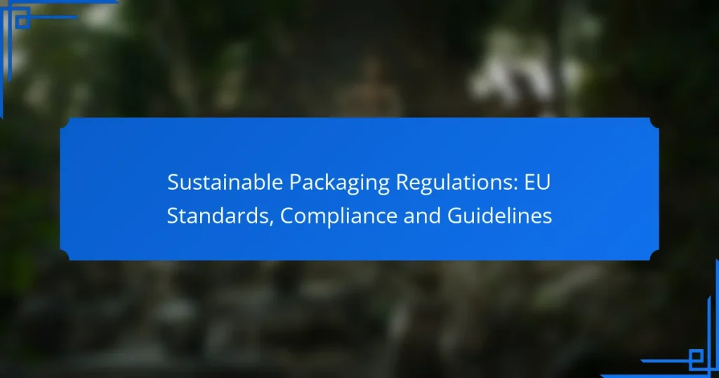 Sustainable Packaging Regulations: EU Standards, Compliance and Guidelines
