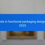 Trends in functional packaging design for 2025