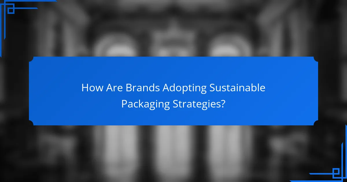 How Are Brands Adopting Sustainable Packaging Strategies?