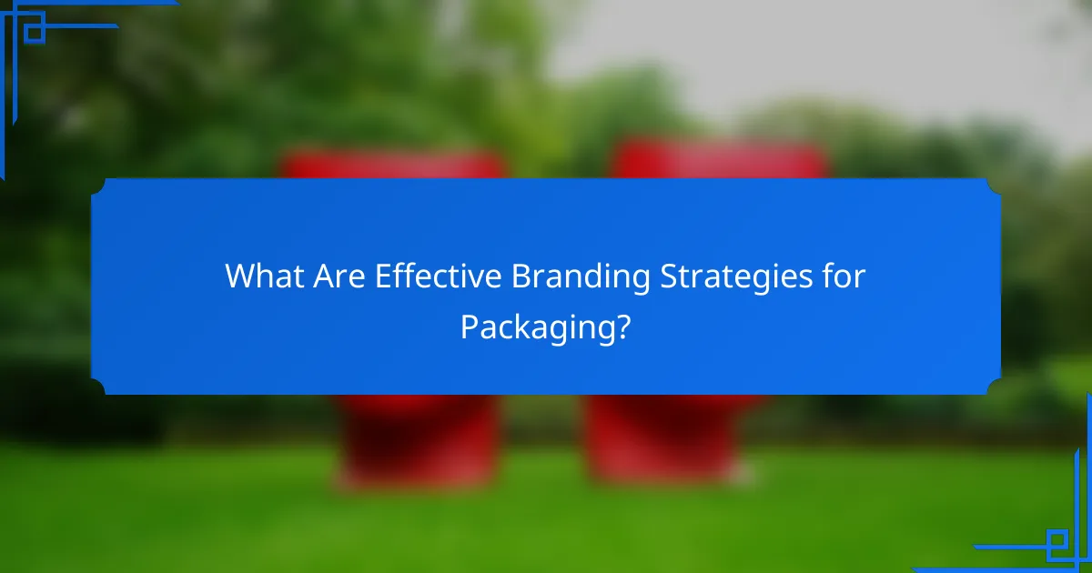 What Are Effective Branding Strategies for Packaging?