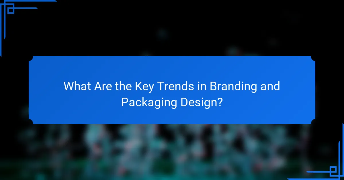 What Are the Key Trends in Branding and Packaging Design?
